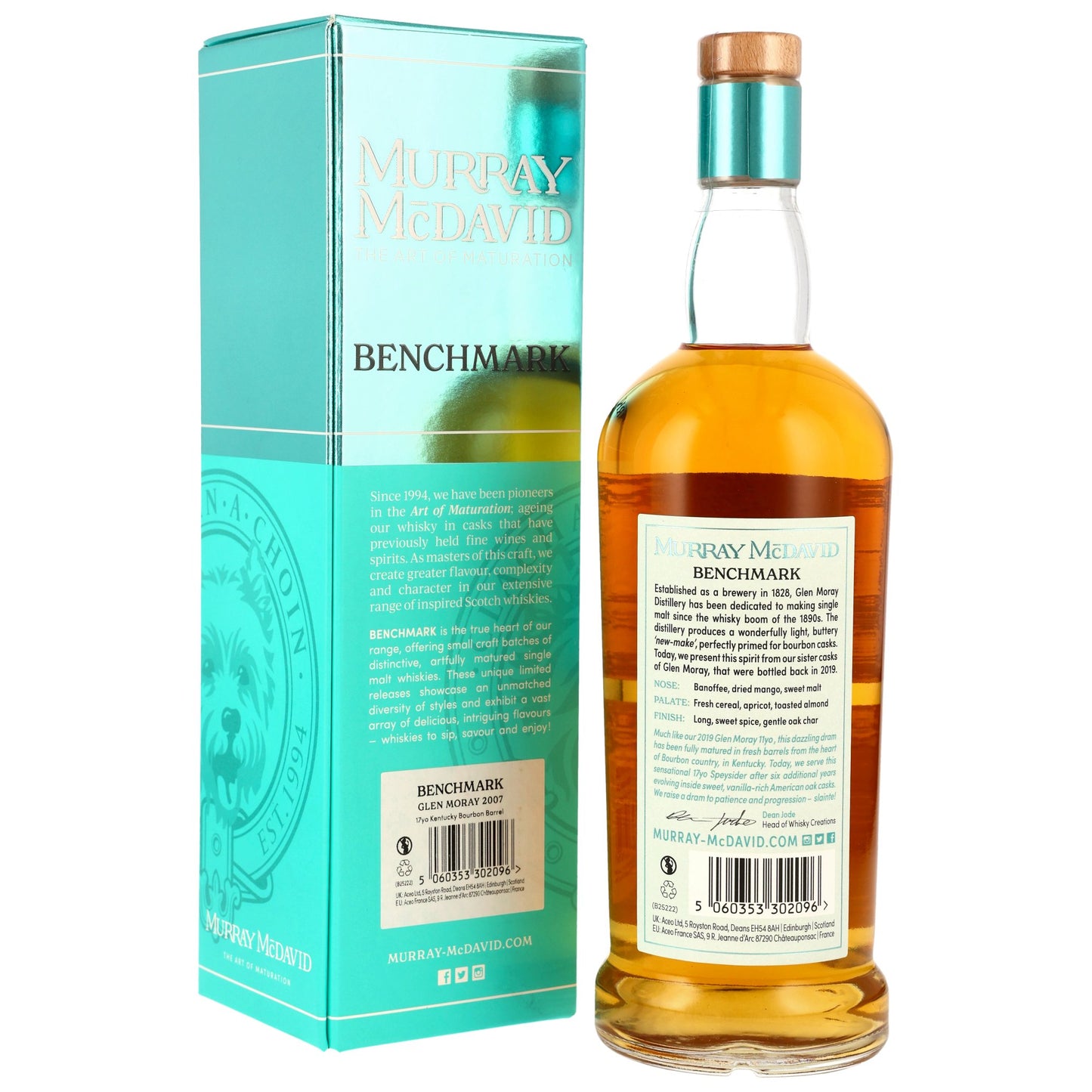 Glen Moray 17 2007/2025 - Murray McDavid - Kentucky Bourbon Barrels