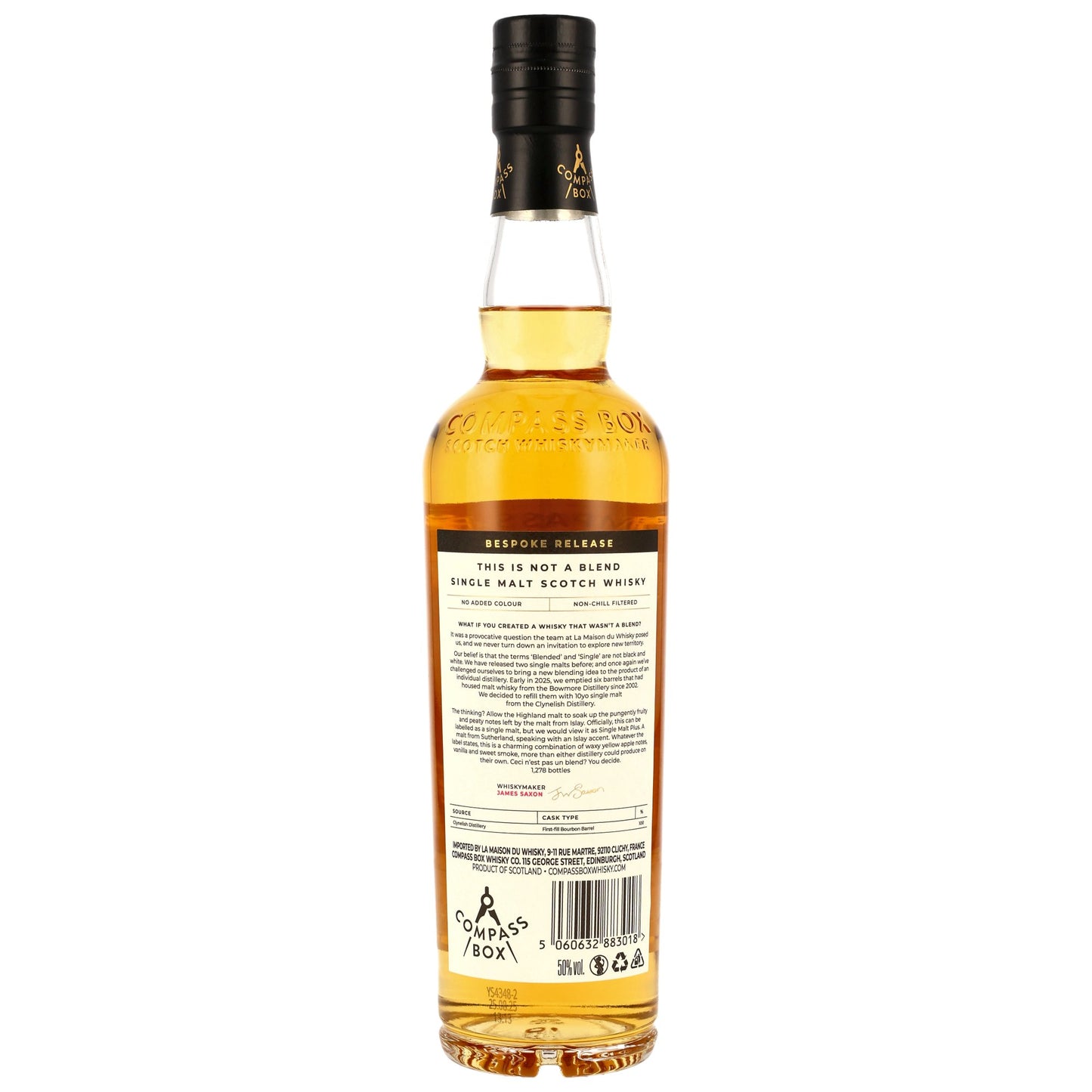 Clynelish 2015/2025 - Compass Box - This is not a blend