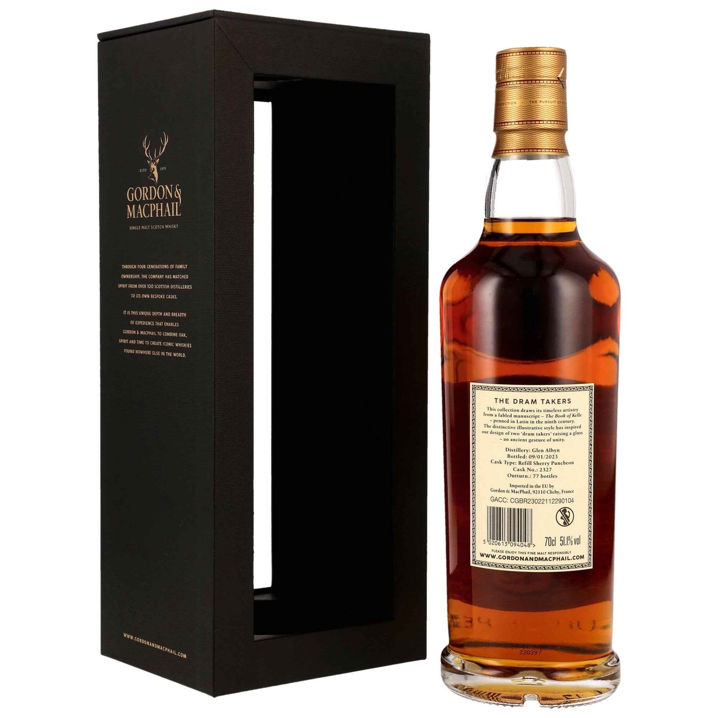 Glen Albyn 42 1980/2023 - Dram Takers Collection (Gordon & MacPhail) - Refill Sherry Cask #2327
