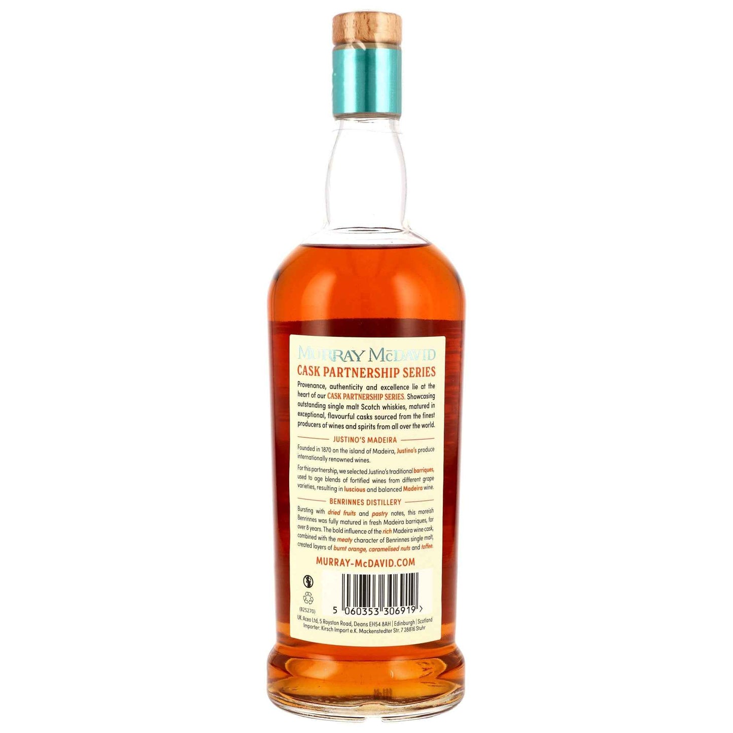 Benrinnes 8 2016/2025 - Cask Partnership (Murray McDavid) - Madeira Wine Barrique Finish