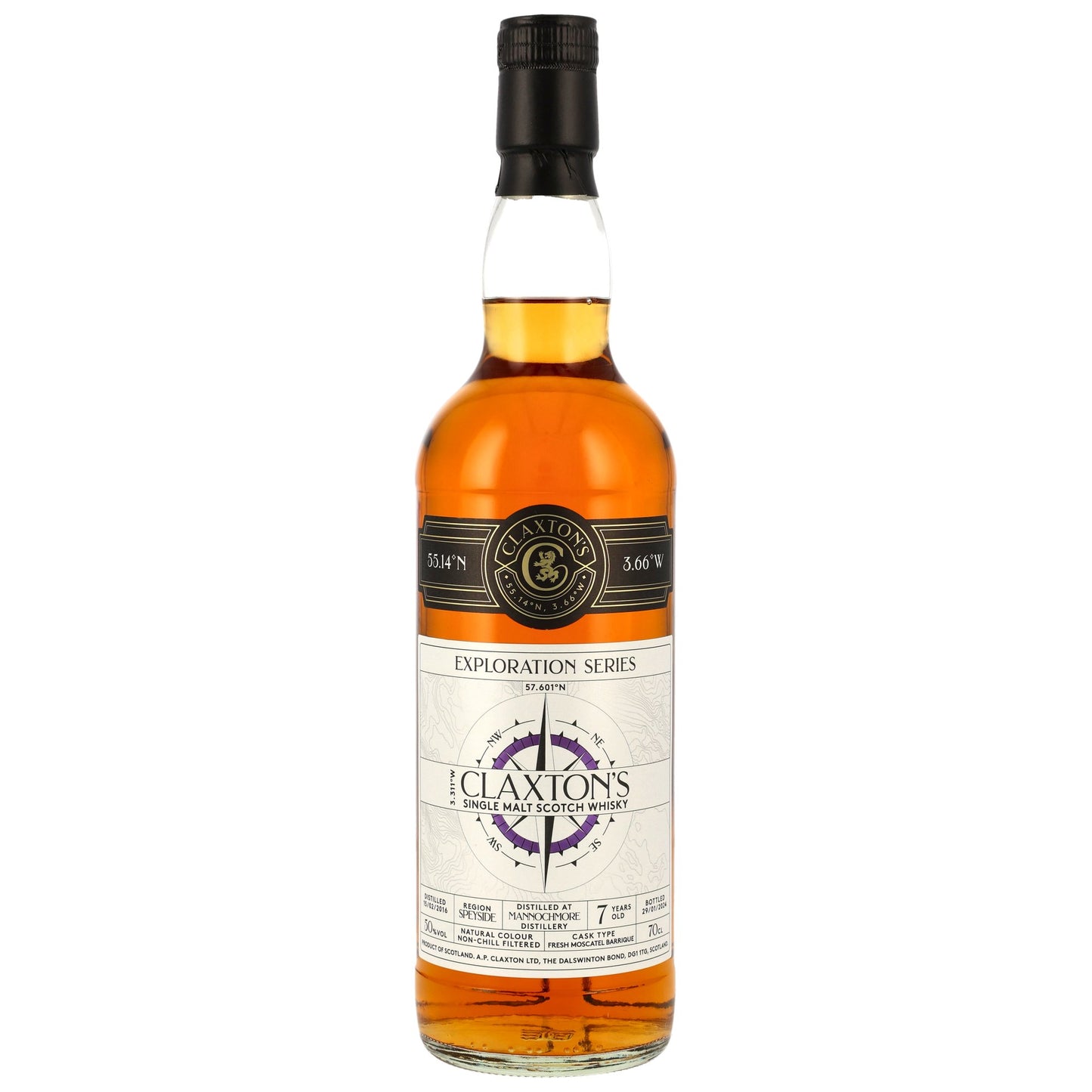 Mannochmore 7 2016/2024 - Claxtons - Fresh Moscatel Cask