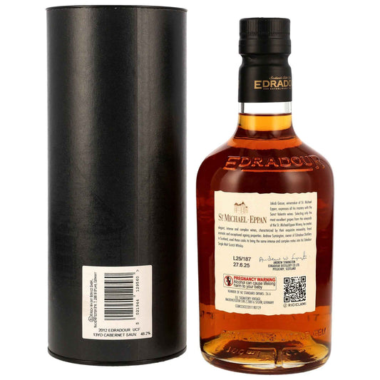 Edradour 13 2012/2025 - St. Michael Eppan - 1st Fill Cabernet Sauvignon Casks #703+704+706