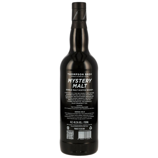 Mystery Malt Series #5 - Single Malt Scotch Whisky - Thompson Bros.