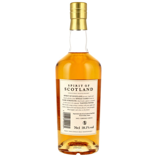 Glen Grant 9 2015/2025 - G&M Spirit of Scotland - Refill Bourbon Barrel #5839