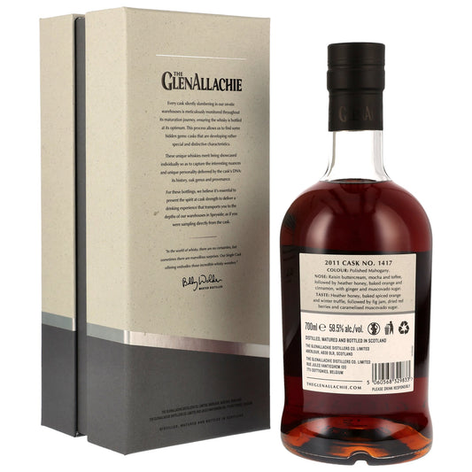 GlenAllachie 14 2011/2025 - Single Cask - Oloroso Sherry Cask #1417
