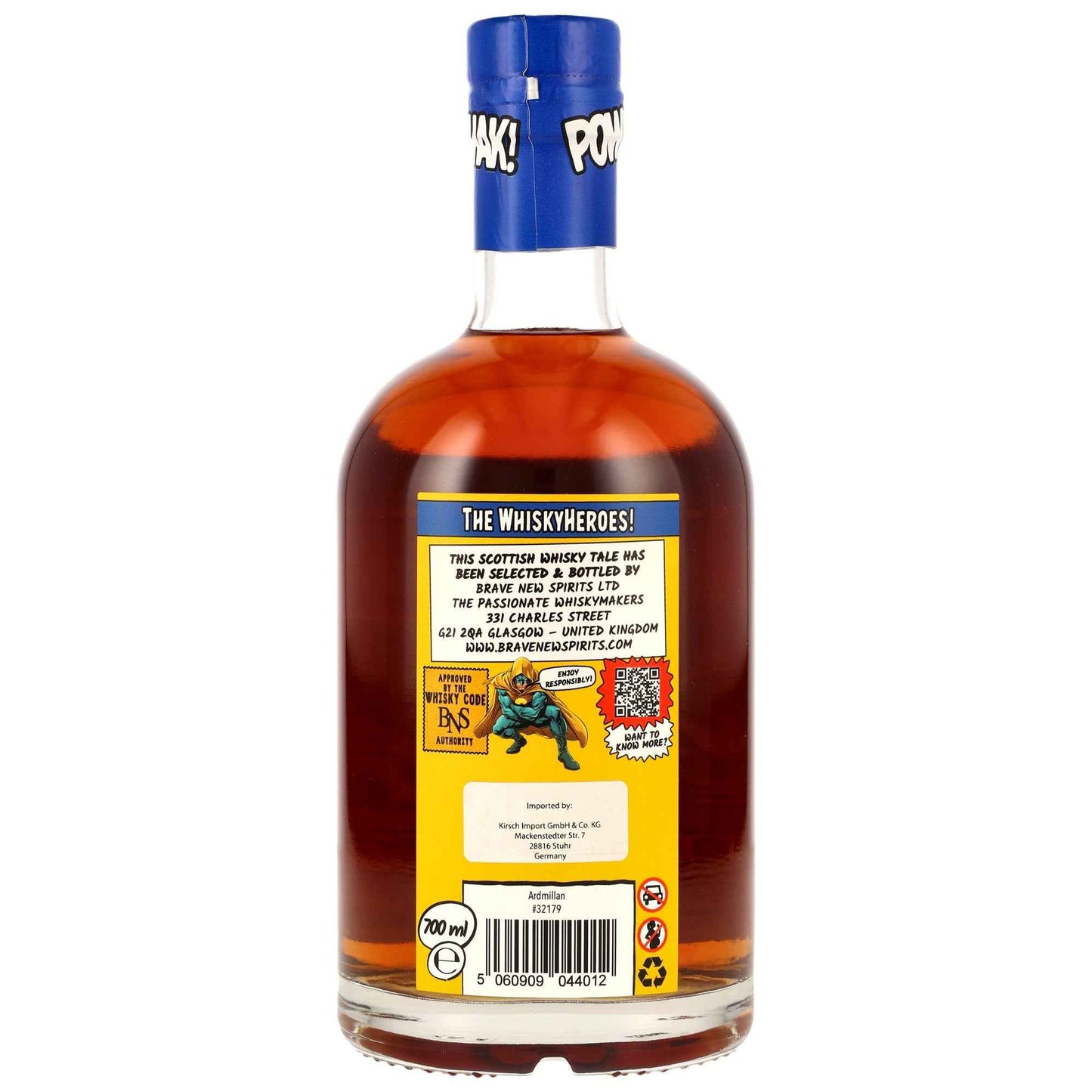 Ardmillan 12 2013/2025 - Whisky Heroes: Smoke Over The Craig - 1st Fill Oloroso Finish