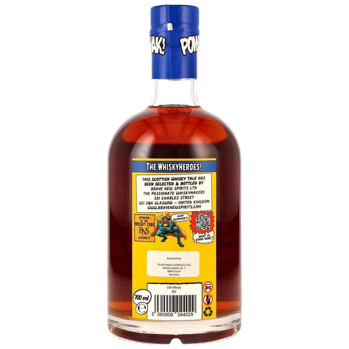 Glen Moray 11 2014/2025 - Whisky Heroes: The Malt Marauder - First Fill Oloroso Sherry Butt Finish
