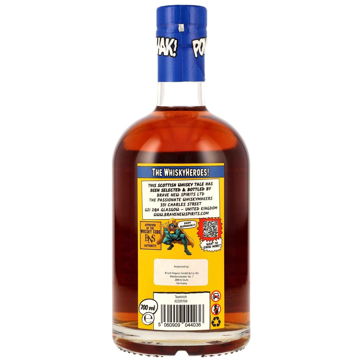 Teaninich 13 2012/2025 - Whisky Heroes: Captain Shug and the Second Sight - First Fill Amontillado Sherry Hogshead