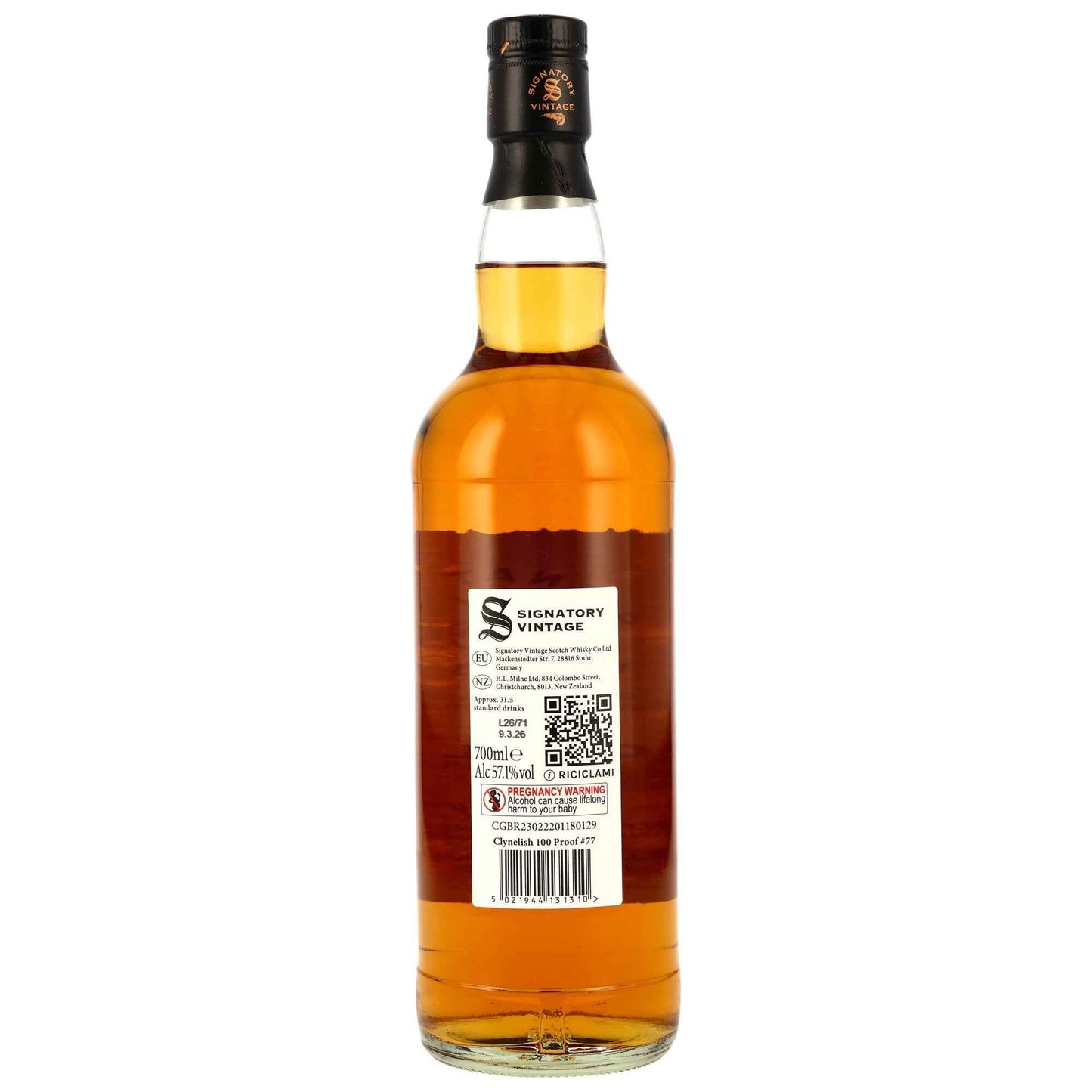 Clynelish 10 2016/2026 - Signatory Vintage - 100 PROOF #77