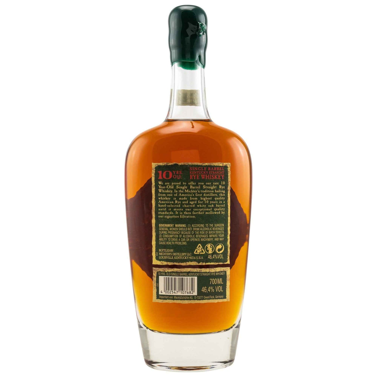 Michter's - Single Barrel Rye - 10 Years