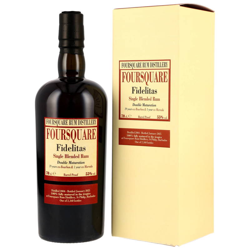 Foursquare Fidelitas 2004/2025 - Bourbon- & Marsala Casks