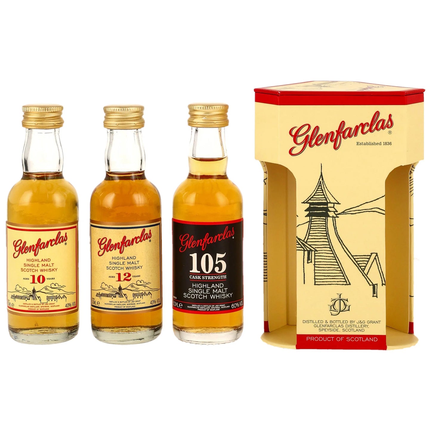 Glenfarclas Collection 3 x 5 cl (Miniaturen)