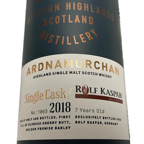 Ardnamurchan - Gold Promise Barley - Unpeated - Oloroso Sherry Butt #1065