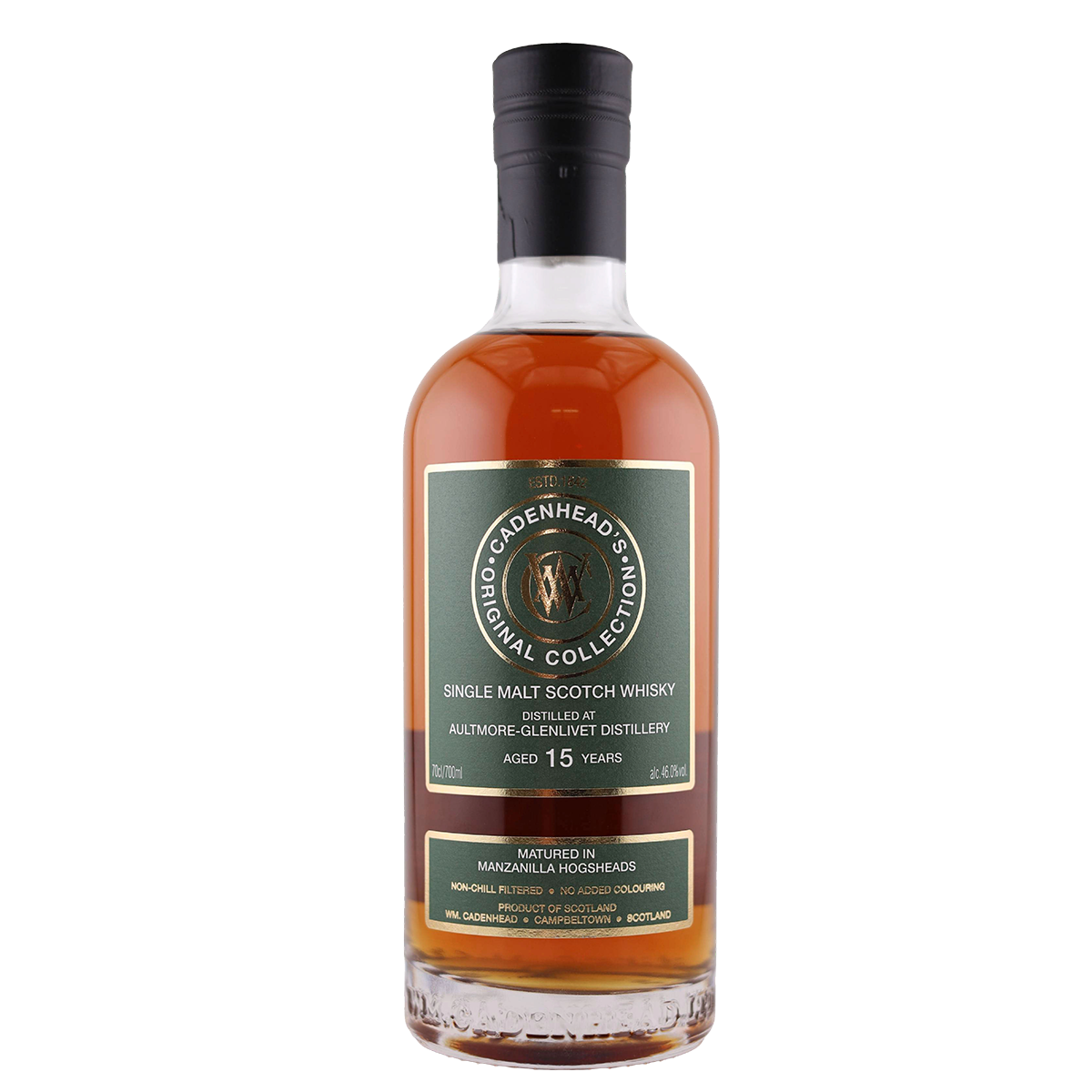 Aultmore 15 - Cadenhead's Original Collection - Manzanilla Hogsheads Finish