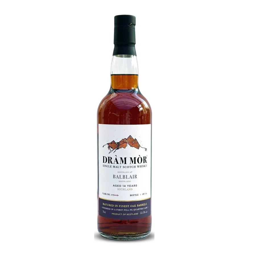 Balblair 14 2011/2025 - Dràm Mòr - 1st Fill PX Quarter Cask Finish