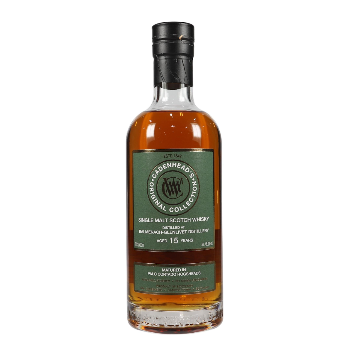 Balmenach 15 - Cadenhead's Original Collection - Palo Cortado Hogsheads Finish