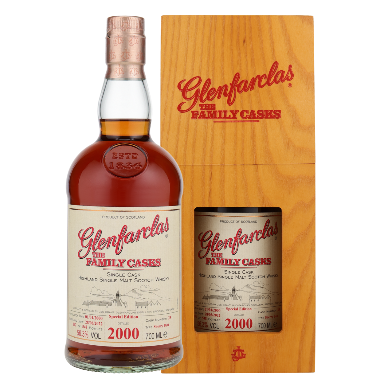Glenfarclas 2000/2022 - The Family Casks - Special Release
