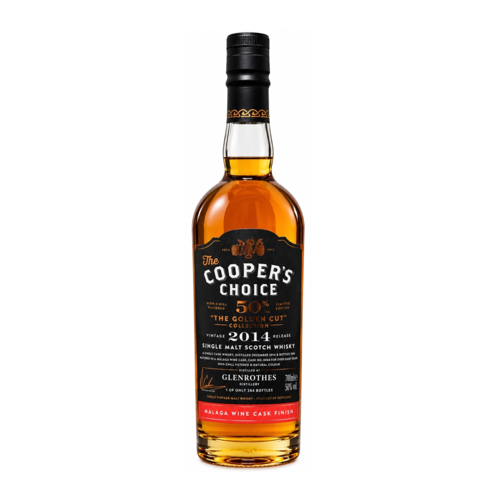 Glenrothes 11 2014/2026 - The Cooper's Choice - The Golden Cut Collection - Malaga Wine Cask Finish