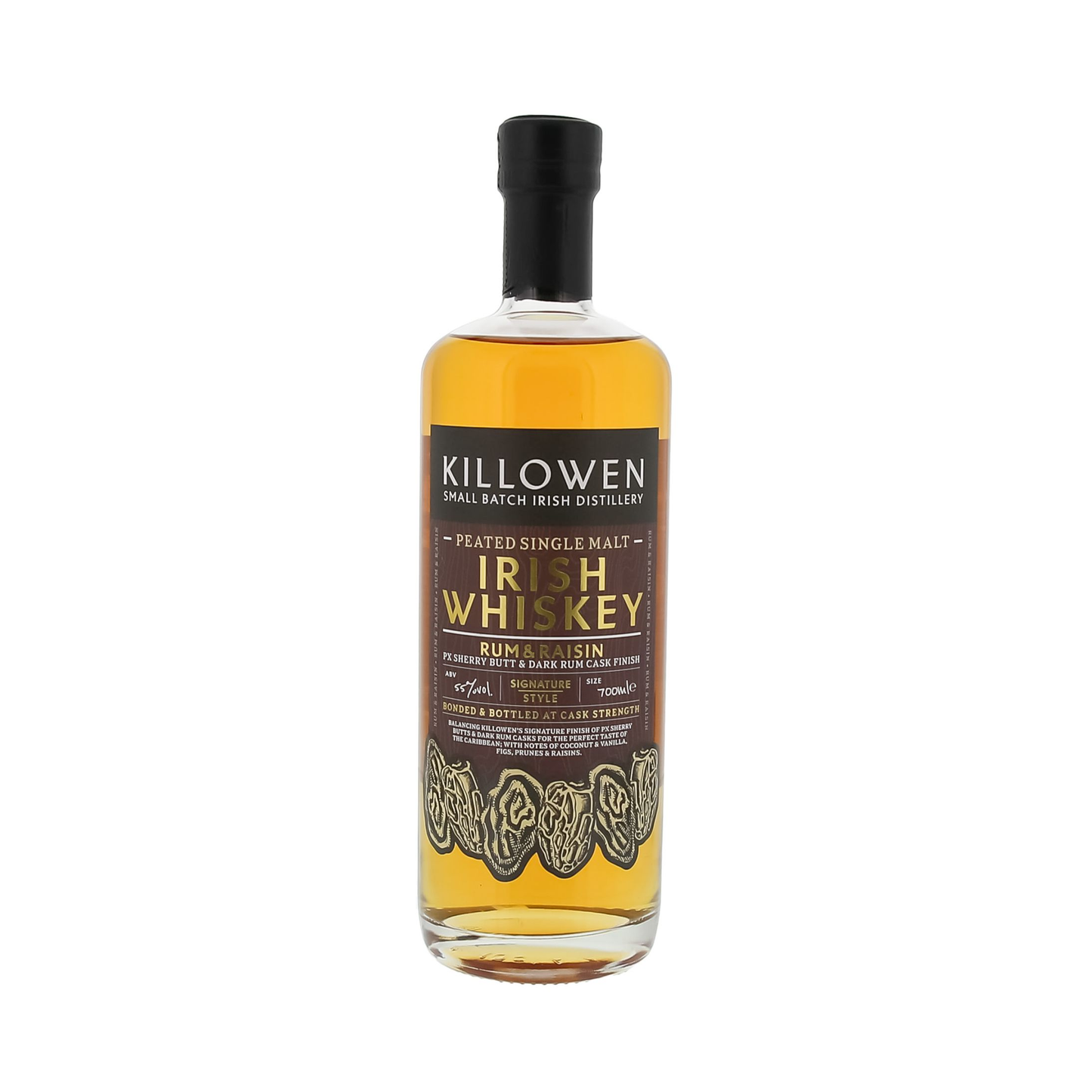 Killowen Peated - Rum & Raisin - Single Malt Irish Whiskey