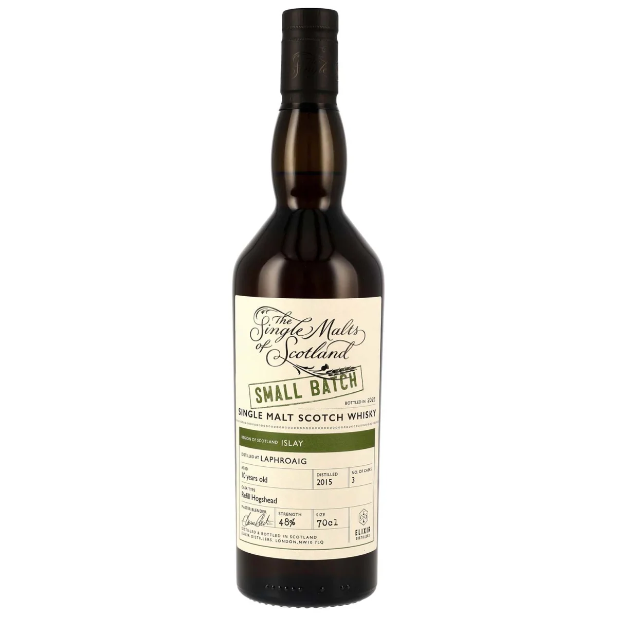 Laphroaig 10 2015/2025 - Small Batch (SMoS) - Refill Hogsheads