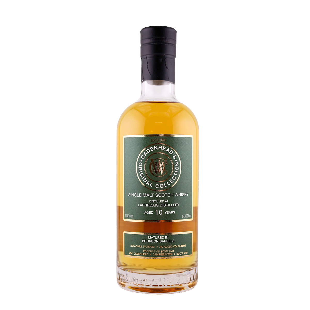 Laphroaig 10 - Cadenhead's Original Collection - 100 % Bourbon Barrels