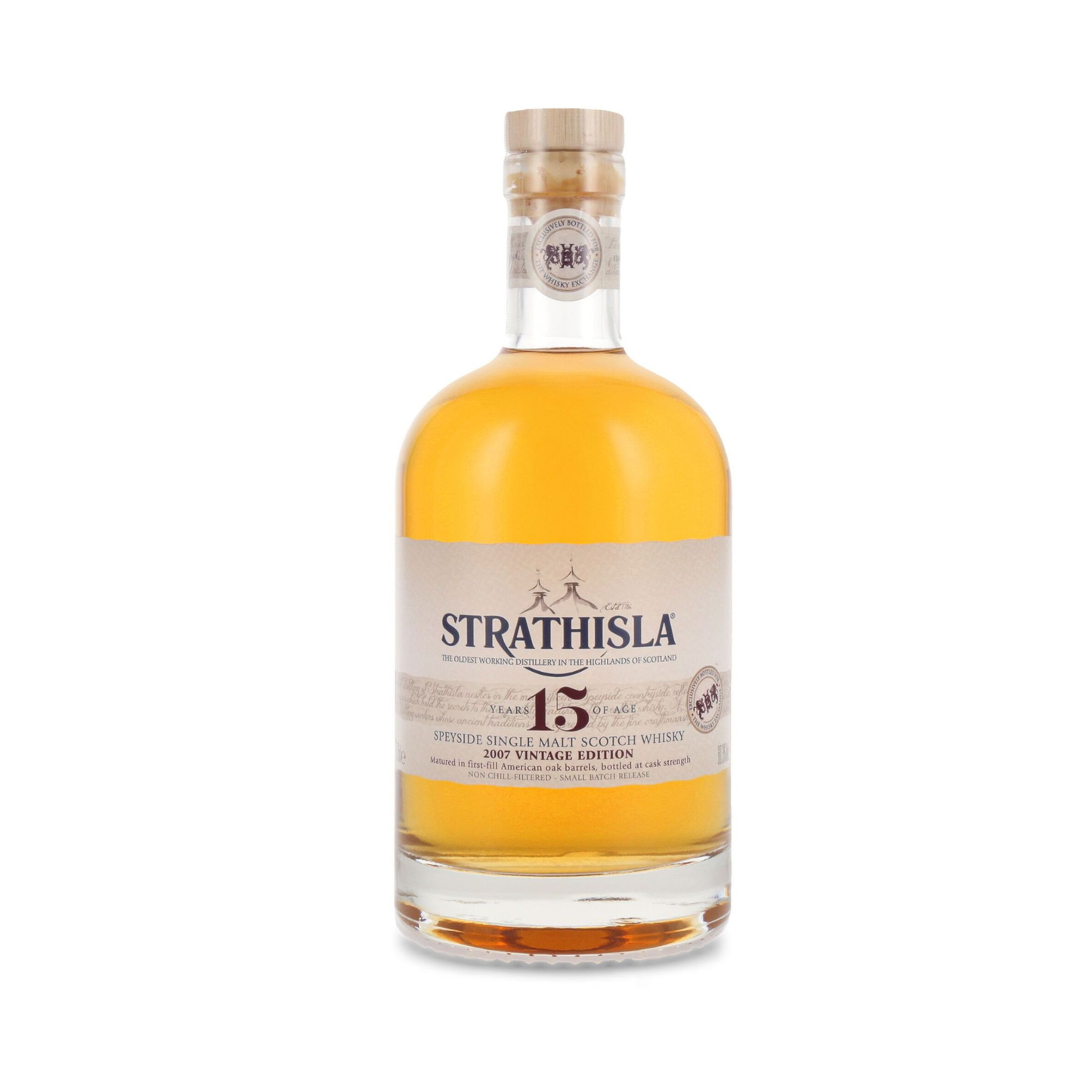 Strathisla 15 2007/2022 - First-Fill American Oak Barrels