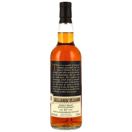 Cameronbridge 27 1998/2026 - James Eadie - Refill Marsala Hogshead Finish #358026