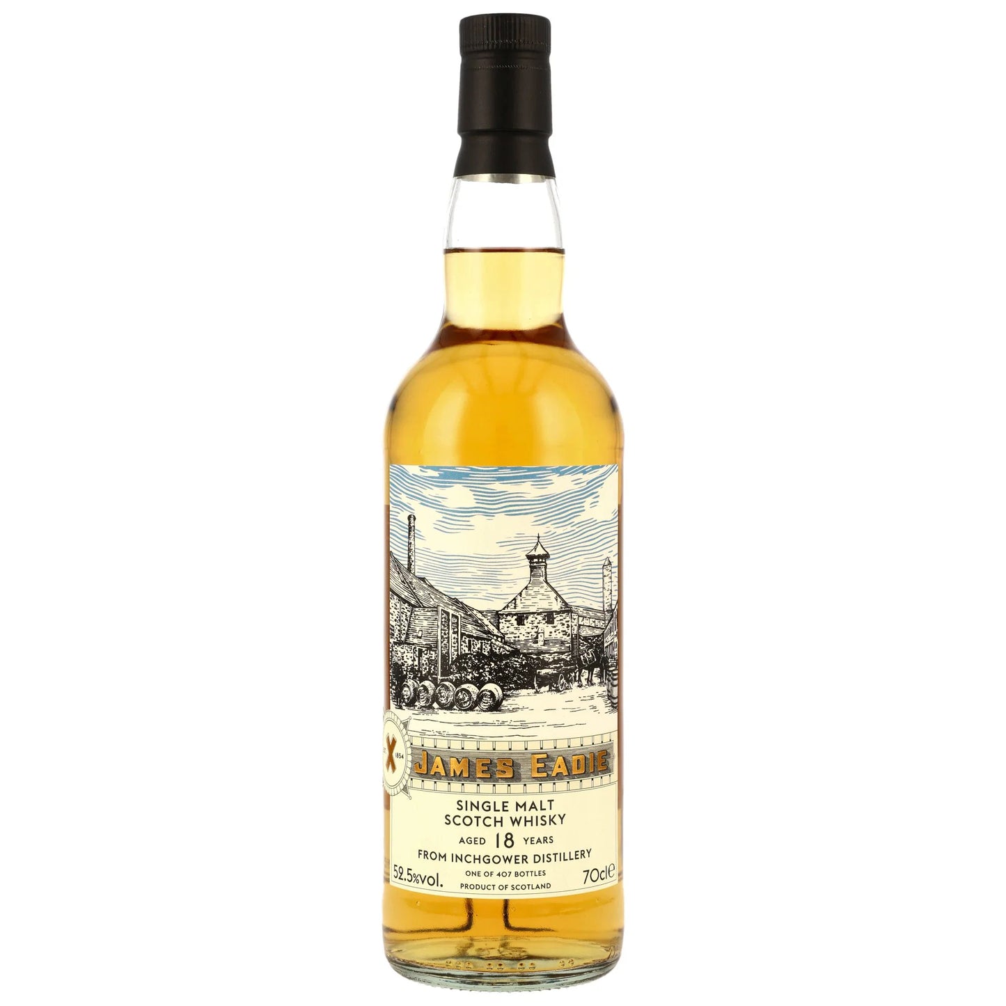 Inchgower 18 2007/2026 - James Eadie - Refill Hogshead #801639