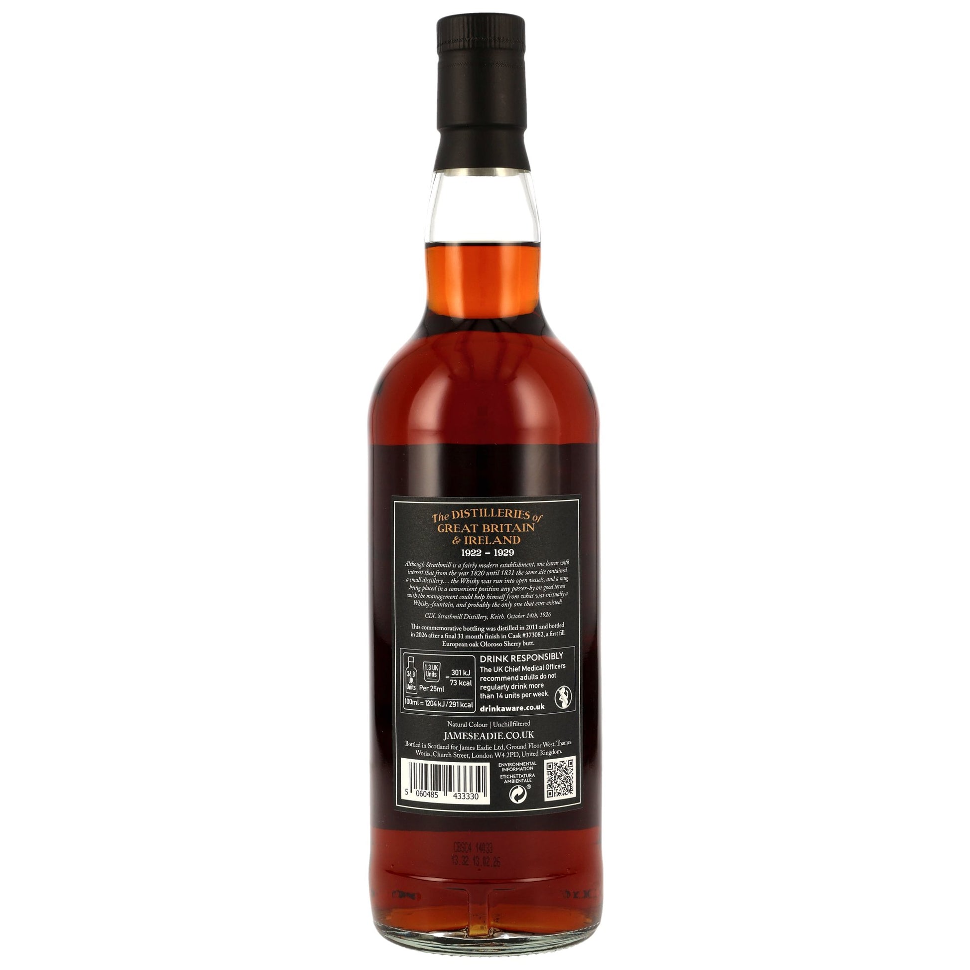 Strathmill 14 2011/2026 - James Eadie - 1st Fill Oloroso Sherry Butt Finish #373082