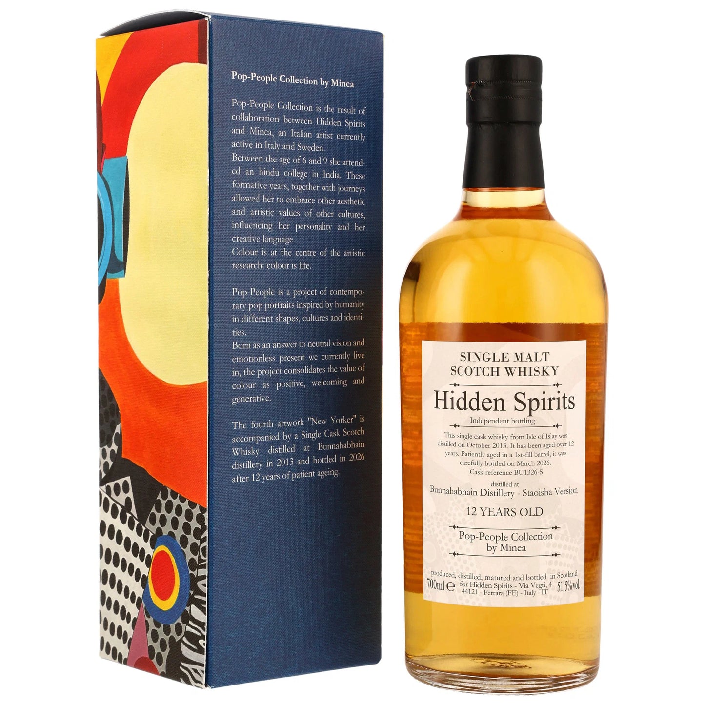 Staoisha (Bunnahabhain) 12 2013/2026 - Hidden Spirits - 1st Fill Barrel #BU1326-S