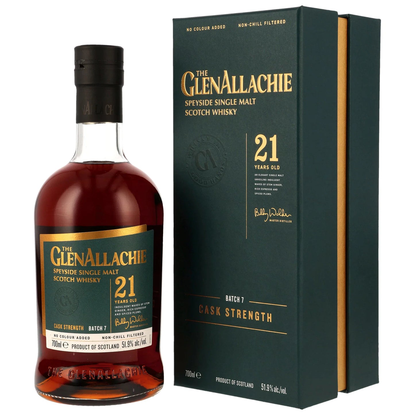 GlenAllachie 21 - PX & Oloroso Sherry Casks - Batch 7