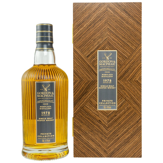 Mortlach 43 1978/2021 - Gordon & MacPhail Private Collection - Refill American Hogshead #996
