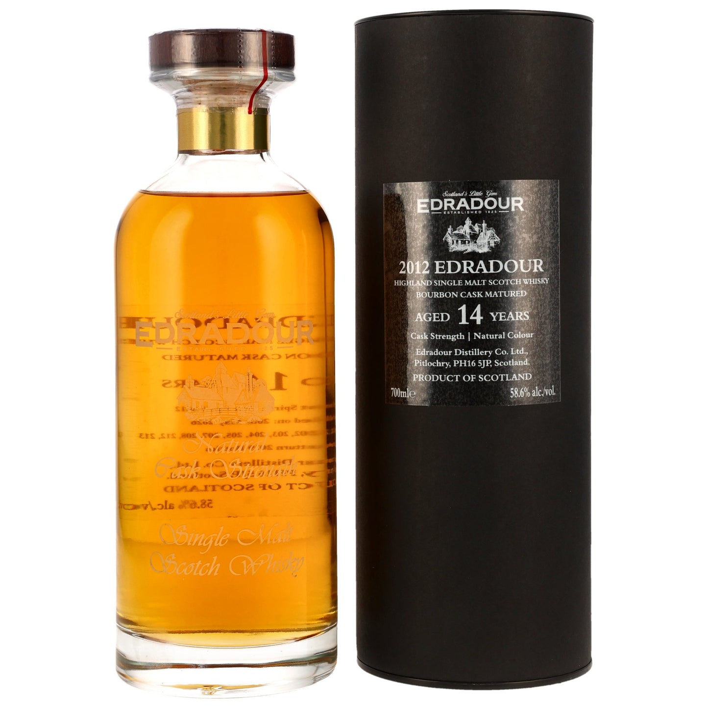 Edradour 14 2012/2026 - Natural Cask Strength - Ibisco Bourbon