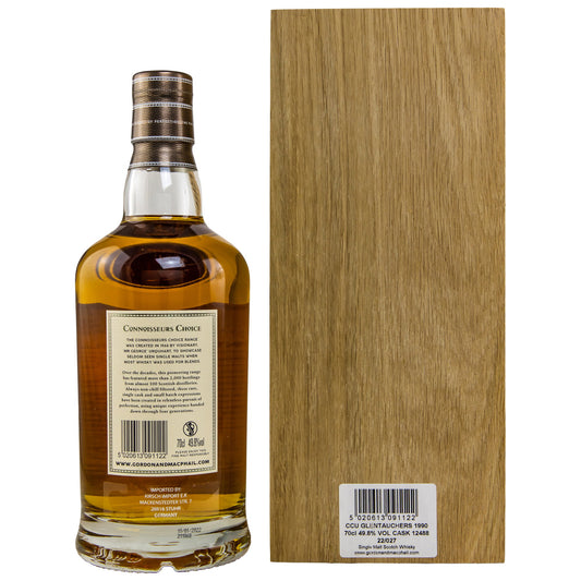Glentauchers 31 1990/2022 - Gordon & MacPhail Connoisseurs Choice - Refill American Hogshead #12488