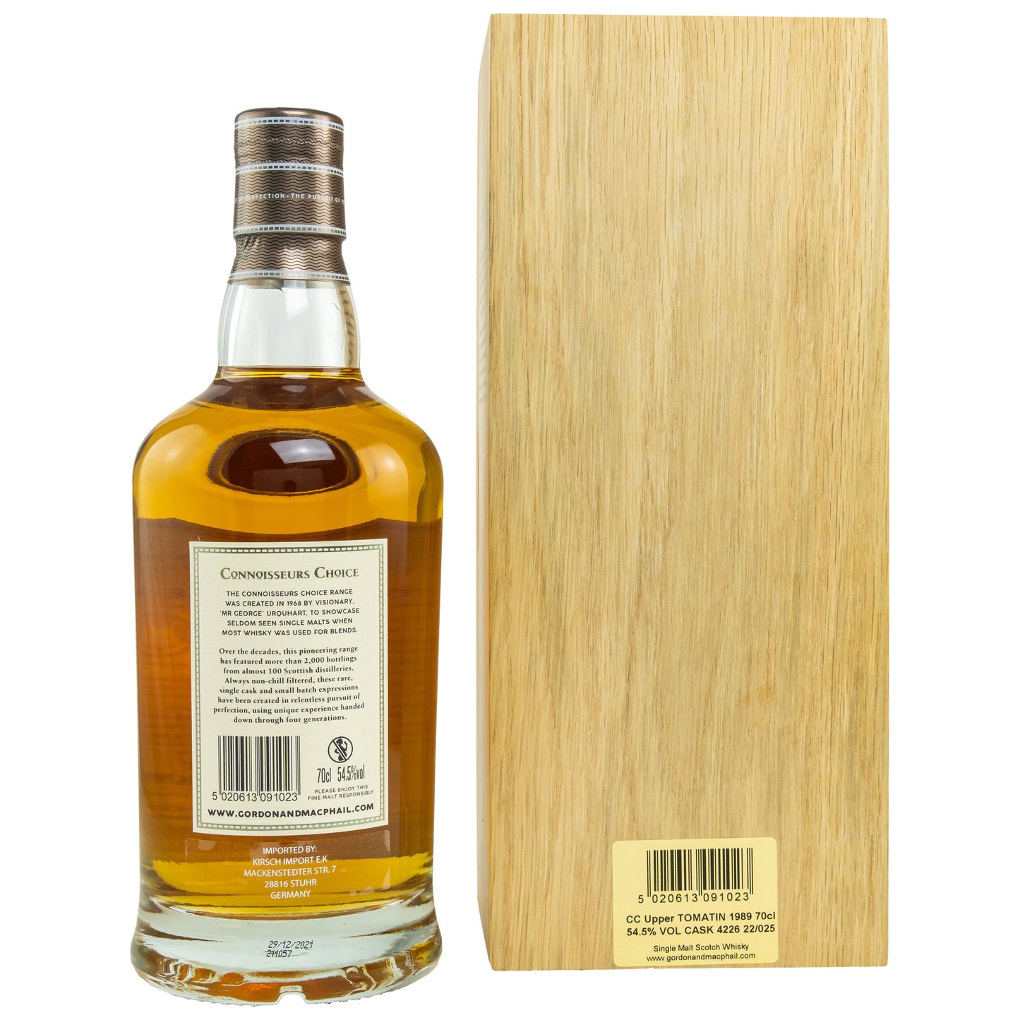 Tomatin 32 1989/2021 - Gordon & MacPhail Connoisseurs Choice - Refill American Hogshead #4226