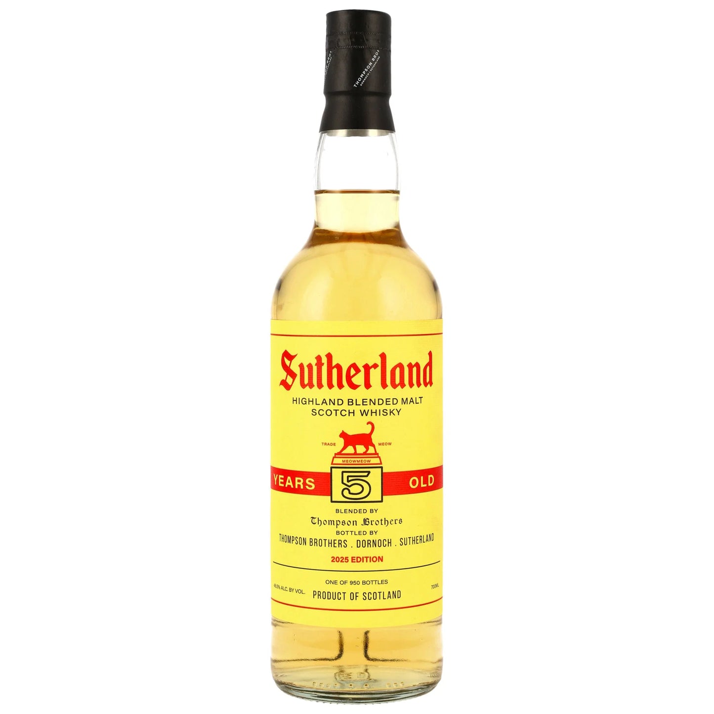 Sutherland 5Y (2026) - Thompson Bros. - Highland Blended Malt (Clynelish, Dornoch Distillery)