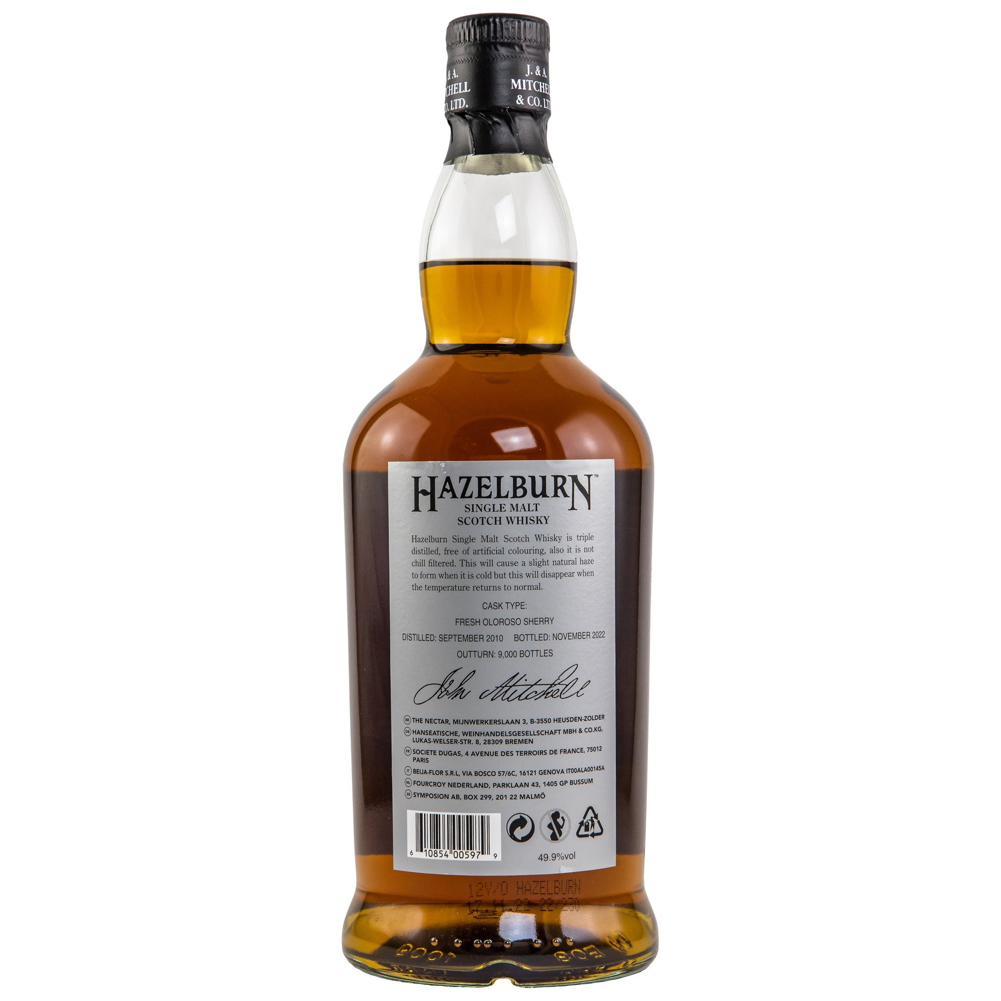 Hazelburn 12 2010/2022 - Oloroso Cask