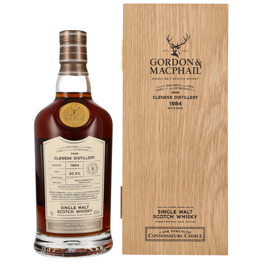 Glenesk 38 1984/2023 - Gordon & MacPhail Connoisseurs Choice - Refill Sherry Butt #2636