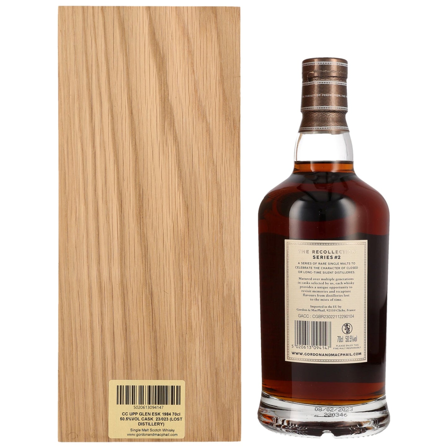 Glenesk 38 1984/2023 - Gordon & MacPhail Connoisseurs Choice - Refill Sherry Butt #2636