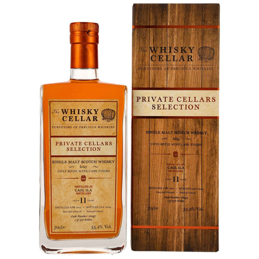 Caol Ila 11 2012/2024 - The Whisky Cellar -  Côte Rôtie Wine Finish #12043