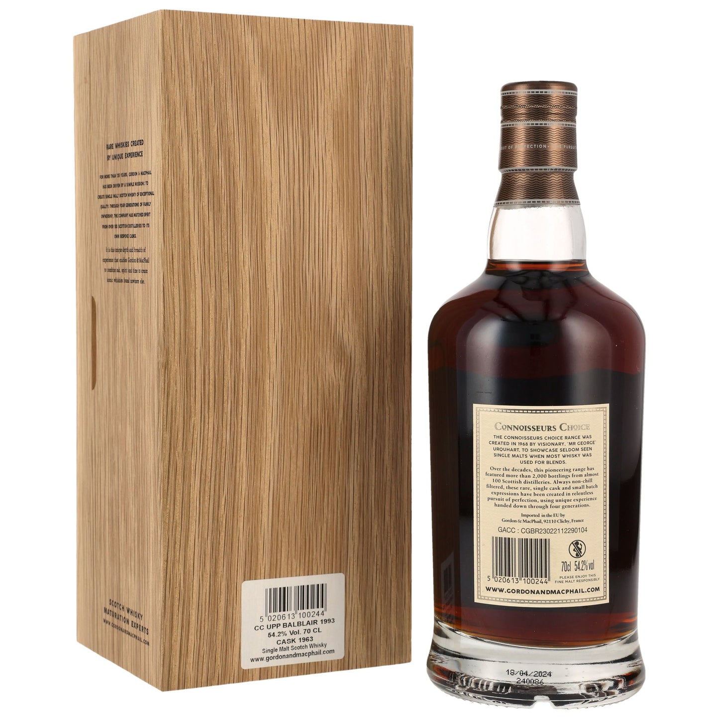 Balblair 30 1993/2024 - Gordon & MacPhail Connoisseurs Choice - First Fill Sherry Puncheon #1963
