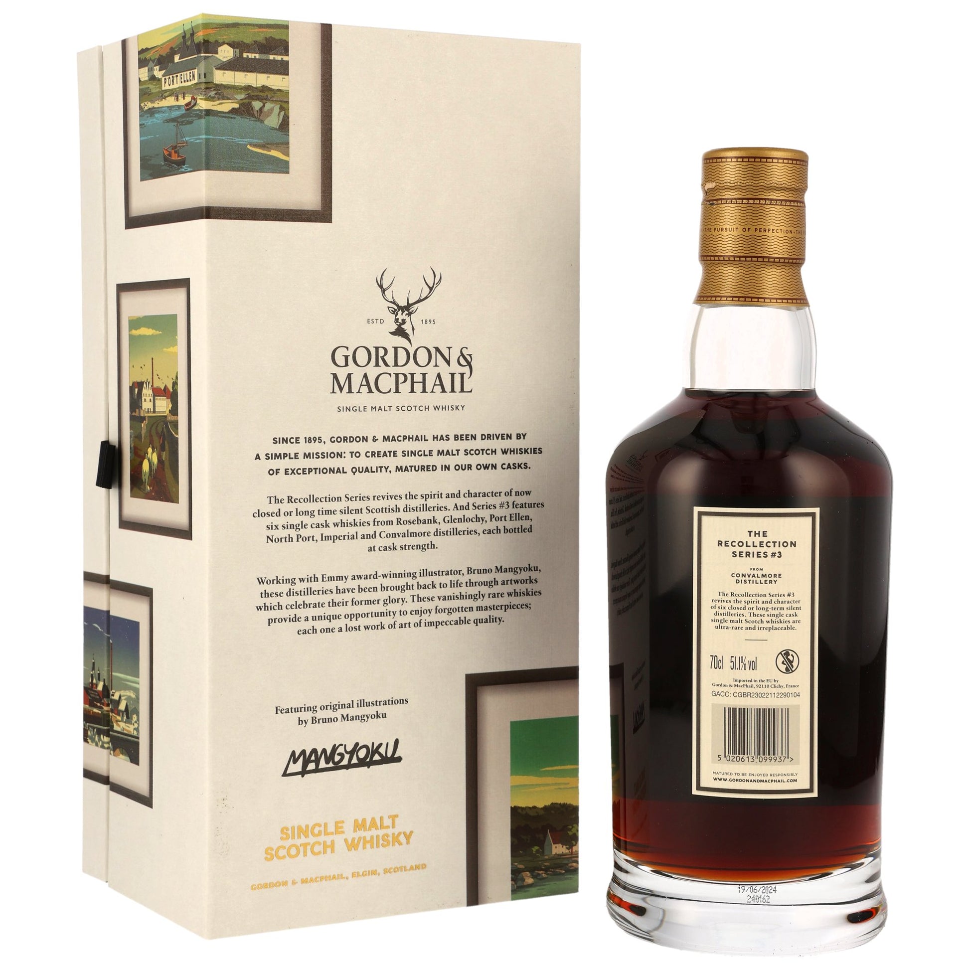 Convalmore 39 1984/2024 - Gordon & MacPhail - The Recollection Series #3 - Refill Sherry Hogshead #1733