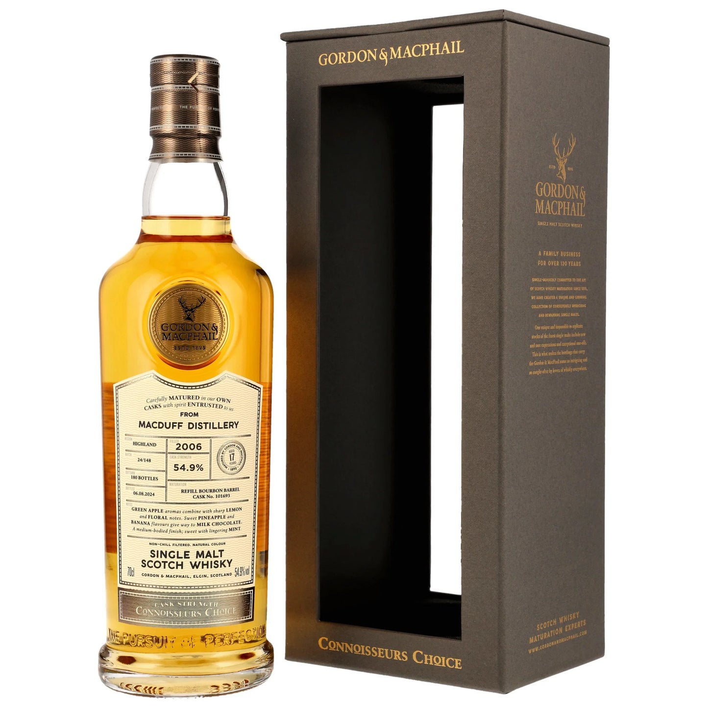 Macduff 17 2006/2024 - Gordon & MacPhail - Refill Bourbon Barrel #101693