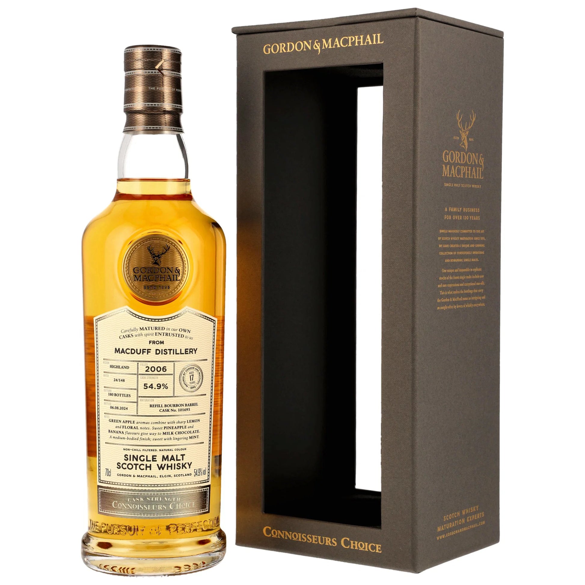 Macduff 17 2006/2024 - Gordon & MacPhail - Refill Bourbon Barrel #101693
