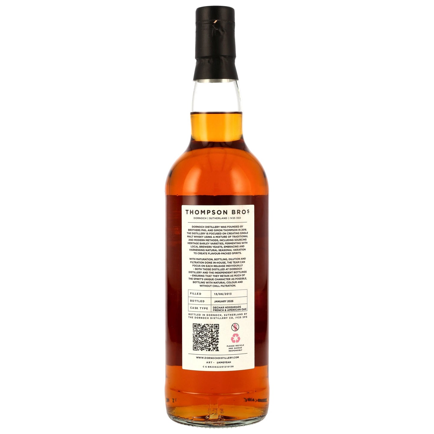 Clynelish 12 2013/2026 - Thompson Bros. - Dechar Hogshead