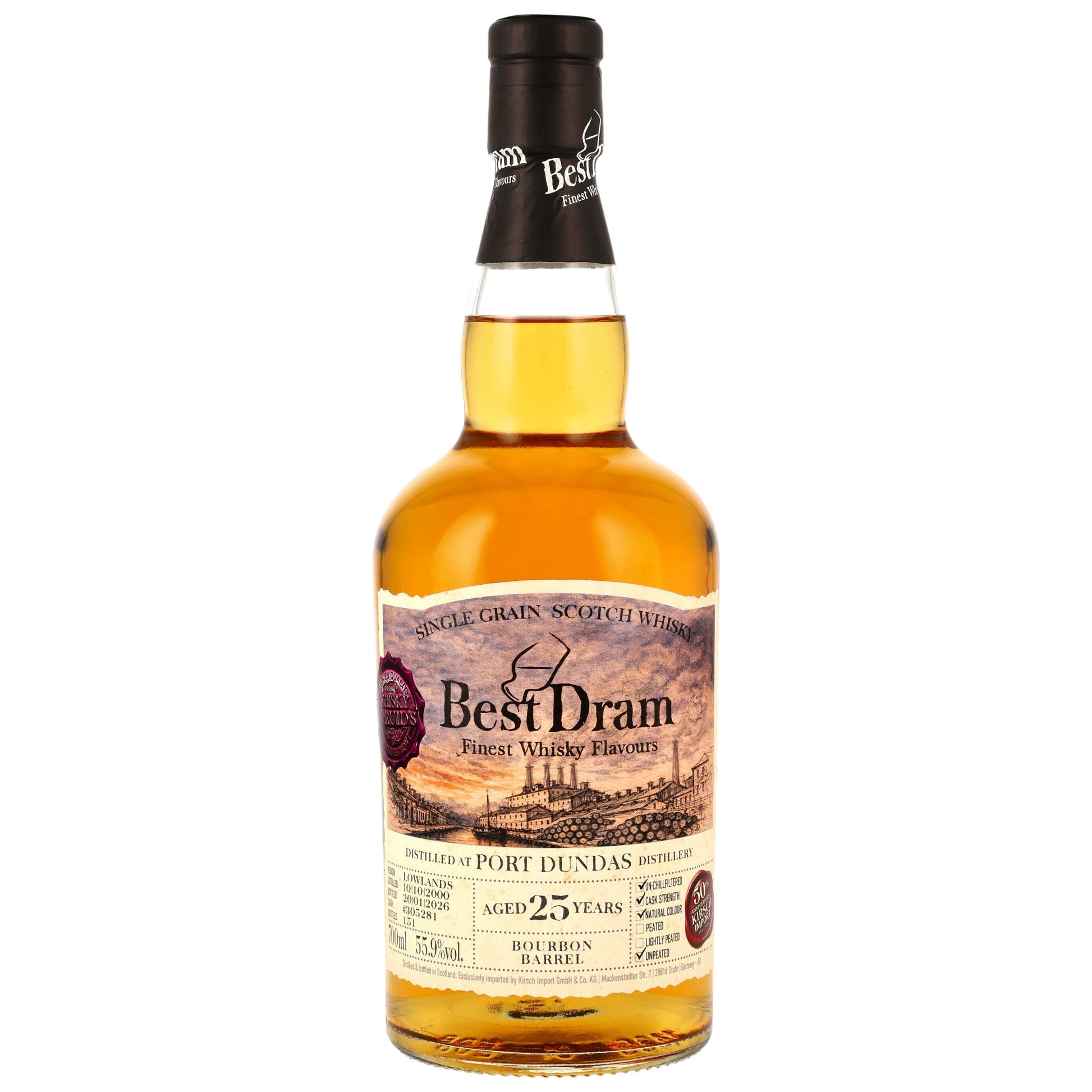 Port Dundas 25 2000/2026 - Best Dram - Bourbon Barrel #305281