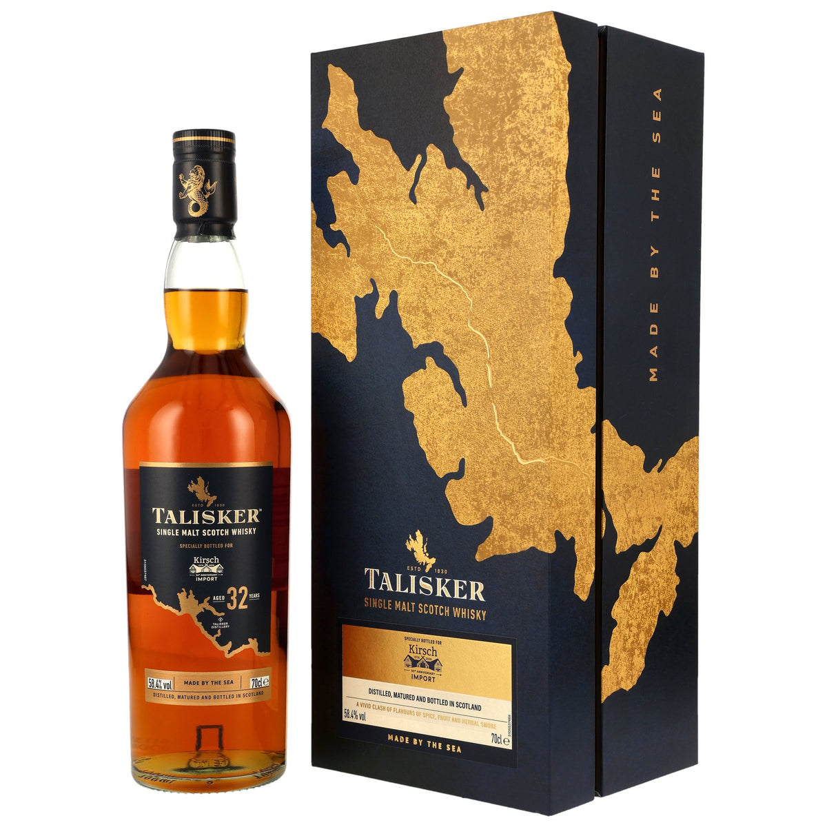 Talisker 32 1993/2026 - 50th Anniversary Kirsch Import - Charred American Oak HHD Finish