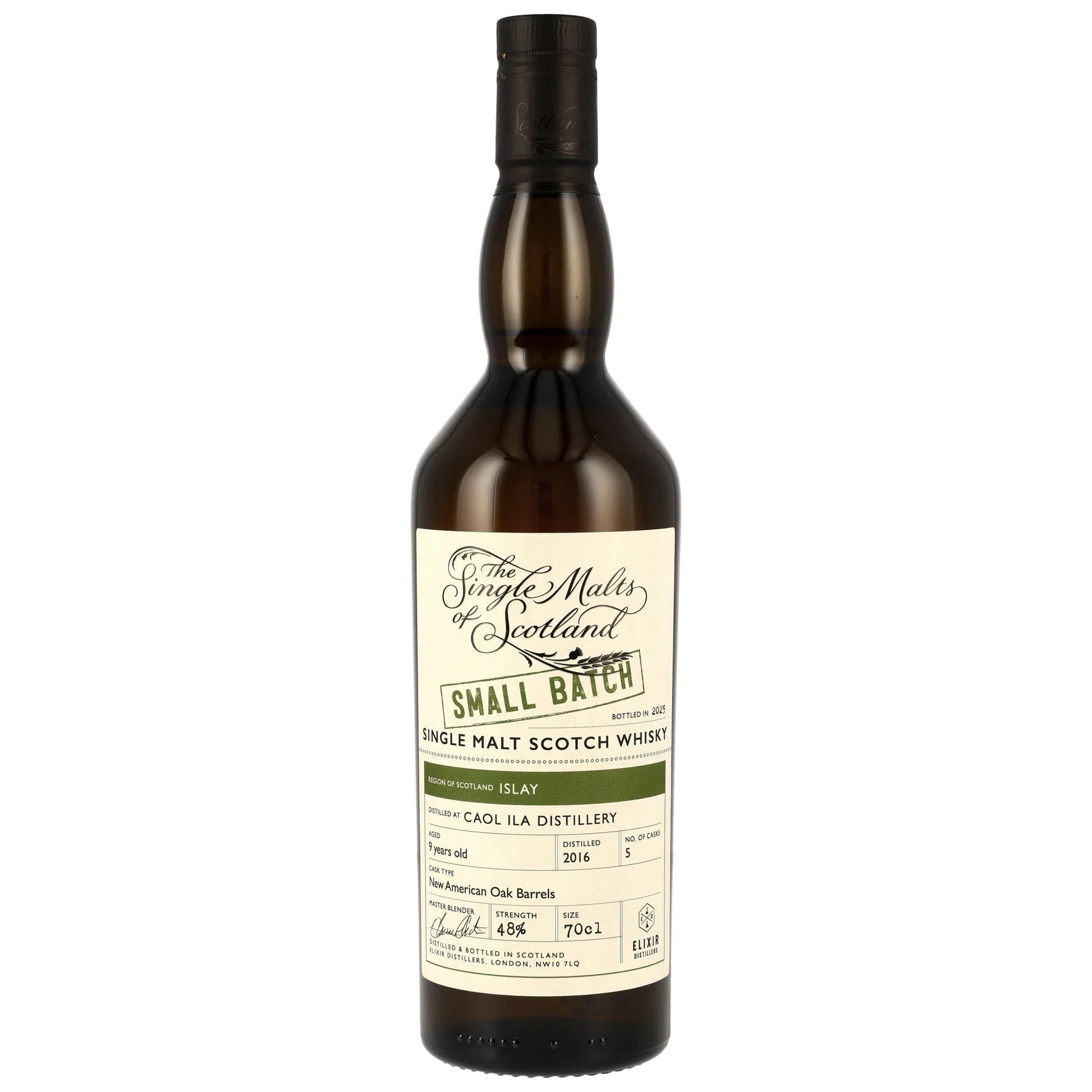 Caol Ila 9 2016/2025 - Small Batch (SMoS) - New American Oak Barrels