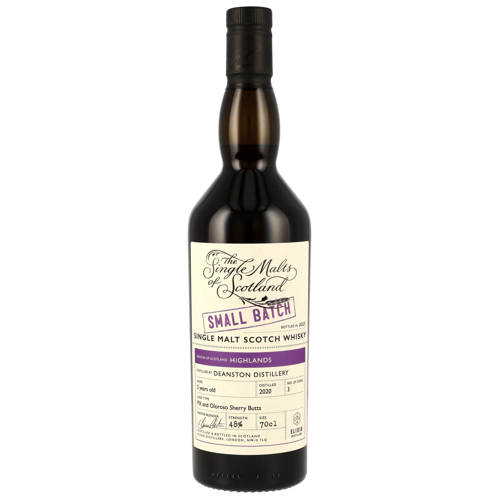 Deanston 5 2020/2025 - Small Batch (SMoS) - PX & Oloroso Sherry Butts