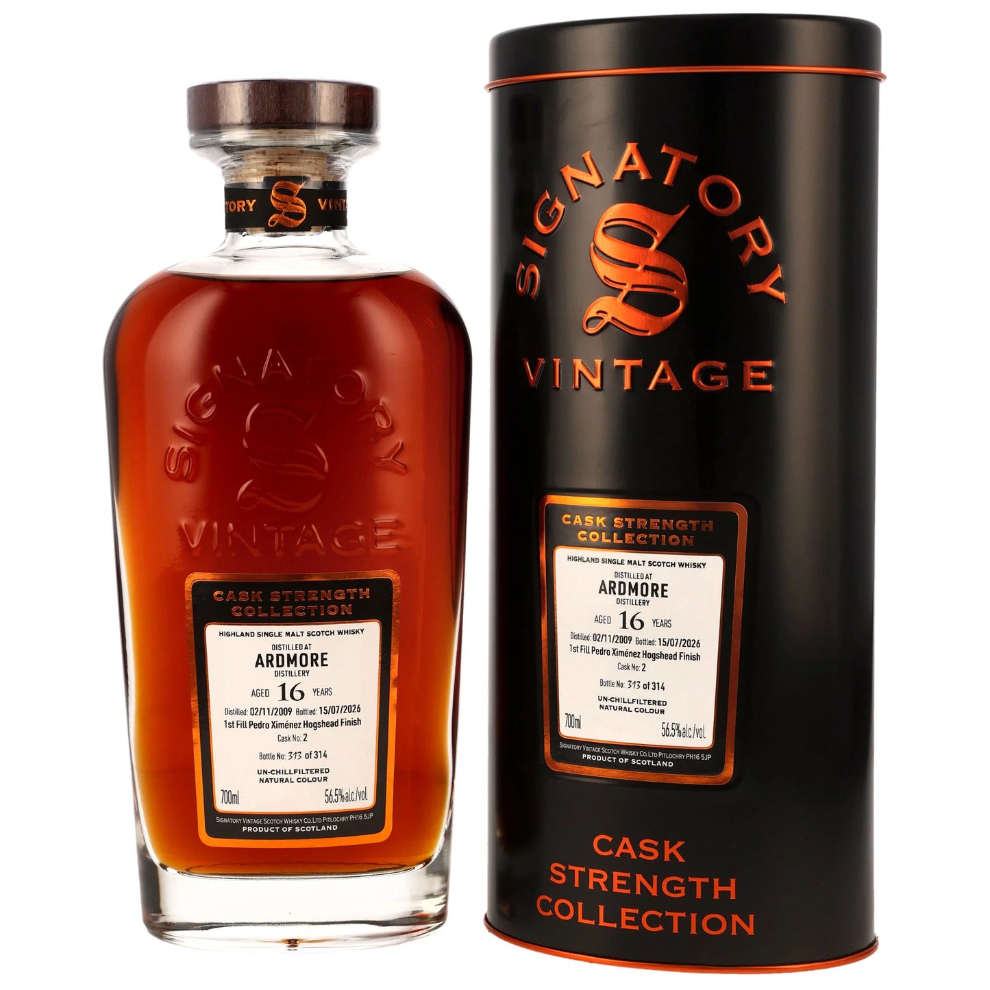 Ardmore 16 2009/2026 - Signatory Vintage Cask Strength Collection - 1st Fill PX Sherry Cask Finish #2
